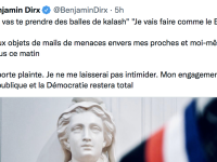 "tu vas te prendre des balles de Kalach" : le député de Saône-et-Loire Benjamin Dirx menacé de mort