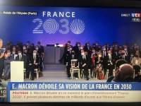 Emmanuel Macron affiche ses ambitions pour  la France de 2030
