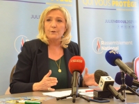 A Chalon sur Saône, Marine Le Pen annonce la Bourgogne-Franche Comté dans le top 3 des régions gagnables 