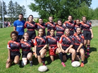 Les filles ont pris plaisir à retrouver les terrains et le ballon ovale 