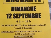 Brocante du Plateau Saint Jean le dimanche 12 septembre