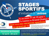 Pour s’aérer pendant les vacances de Pâques, le Cercle de l’Aviron de Chalon organise des stages sportifs d’initiation à l'aviron