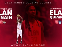 PRO B - Les deux prochains rendez-vous pour l'élan Chalon au Colisée