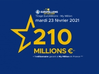 EuroMillions : le jackpot de 210 millions remis en jeu vendredi