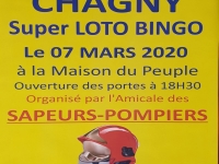 Grand loto de l'Amicale des Sapeurs Pompiers de  Chagny 