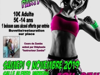 Soirée Zumba ce samedi soir organisée par le Comité des Oeuvres Sociales de Saint Marcel 