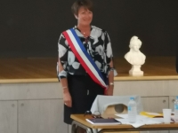 MUNICIPALES - Joëlle Schwob installée à la tête de Châtenoy en Bresse 