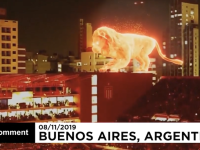 En Argentine, après plusieurs années de travaux, le stade du club Estudiantes sort un hologramme incroyable 