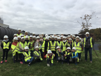 Visite de la SMET 71 par les classes de sixième du collège Les Trois Rivières de Verdun.