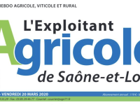 CORONAVIRUS - Notre confrère, l'Exploitant Agricole de Saône et Loire en libre consultation sur internet 