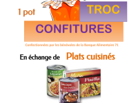 Le Troc confiture de la Banque alimentaire de Saône et Loire se tiendra ce vendredi à Carrefour Nord 