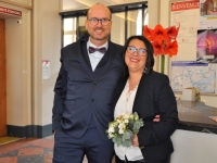 Bénédicte et Mike unis par les liens du mariage en mairie de Chalon sur Saône