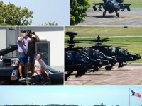 Débarquement en force d'hélicoptères de l'armée américaine en Bourgogne