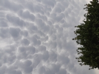 Les mammatus ont suscité admiration et inquiétude ce jeudi sur le Chalonnais 