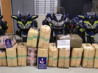 Saisie de 645 kilos de résine de cannabis par les douaniers de la brigade de Dijon