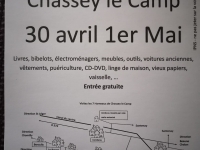 BROCANTE - VIDE MAISONS - Chassey le camp vous attend samedi et dimanche 