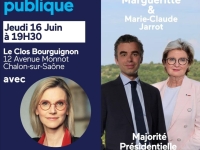 LEGISLATIVES - 5e circonscription de Saône et Loire - Réunion publique pour Louis Margueritte en présence d'Agnès Pannier-Runacher