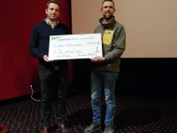 La Fondation Maison Colin Seguin a remis un chèque de 4 000 euros aux organisateurs du RISE-FESTIVAL