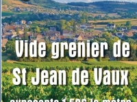 Vide-greniers ce dimanche à Saint-Jean-de-Vaux 