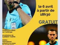 Conférence-débat en présence de l'arbitre international Clément Turpin 