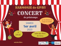 Concert de printemps annoncé pour l'harmonie de Givry 