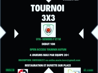 Le tournoi 3 X 3 de l'Union Sportive de Saint Rémy vous donne rendez-vous ce dimanche 