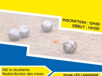 Concours de pétanque ce samedi 29 juillet pour le Football club Chalon 