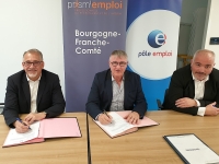 BOURGOGNE-FRANCHE-COMTÉ : L’accord régional est signé entre Pôle Emploi et Prism’emploi