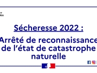 SECHERESSE - 13 nouvelles communes du Jura concernées par l'arrêté de catastrophe naturelle 