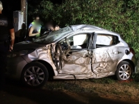 Deux blessés dont un sérieusement dans une violente sortie de route à Curgy