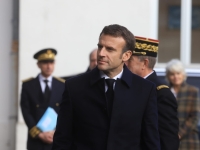 Le Président de la République est arrivé à Dijon pour une journée sur le thème de la violence faite aux femmes 