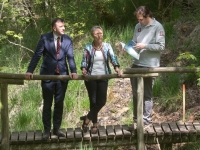 Élisabeth Borne à la  rencontre des acteurs du parc national de forêts en Côte d'Or