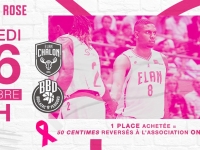 L'Elan Chalon se met en rose ce samedi contre Boulazac au Colisée 