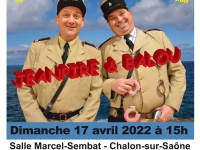 A l’invitation de l’association LouXis, Jeanpire et Balou embarquent le 17 avril à la salle Marcel Sembat 