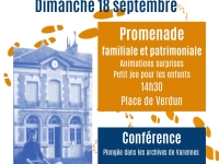 JOURNEE DU PATRIMOINE - Varennes le Grand propose ce dimanche 