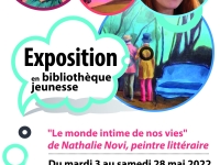 La Bibliothèque jeunesse de Chalon accueille une exposition de Nathalie Novi intitulée "Le monde intime de nos vies"