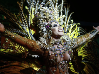 EN IMAGES - Après deux ans compliqués, au Brésil l'esprit de carnaval est de retour 