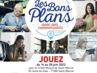 Du 14 au 28 juin, le Crédit Mutuel de Saint-Marcel s'associe aux commerçants pour vous offrir des bons plans 