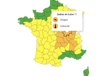 ORAGES - La Saône et Loire passe de l'alerte orange canicule à orages