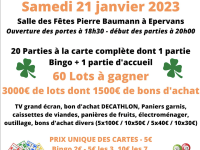 Le Super Loto du FC Epervans fixé au samedi 21 janvier 