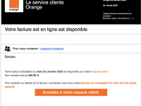 Attention à l'arnaque avec les faux mails d'Orange 