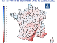 SECHERESSE - "Amélioration, mais pas sur toute la France" précise Météo France 
