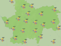 La Saône et Loire sous les orages ce 1er mai 