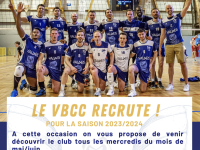 Le Volley-Ball Club Chalon recrute pour la saison prochaine dans ses catégories garçons