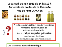 Marché gourmand et artisanal proposé par les Festives à La Charmée 