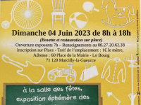 A côté de Charolles, vide-greniers unique à Marcilly la Gueurce ce dimanche 