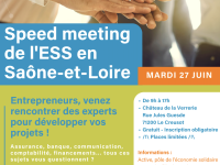 L'Economie Sociale et Solidaire de Saône et Loire fait son Speed-meeting 