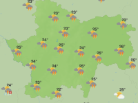 Il va faire très chaud samedi en Saône et Loire... et dimanche ca va craquer fort ! 