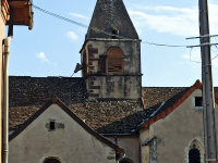 L'église de Saint Jean de Vaux a aussi pris la foudre 