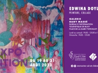 L’artiste Edwina Doyle expose jusqu'au 31 août à Buxy 